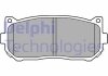 Гальмівні колодки, дискові Delphi LP1528 (фото 1)