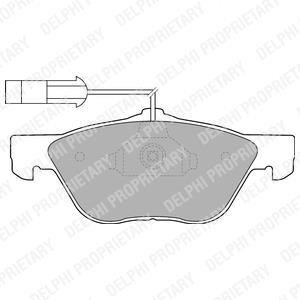 Тормозные колодки Delphi LP1537