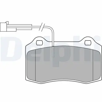 Гальмівні(тормозні) колодки Delphi LP1543