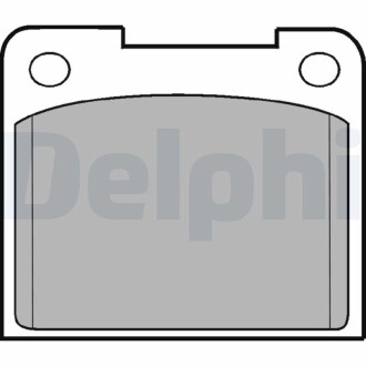 Тормозные колодки Delphi LP15