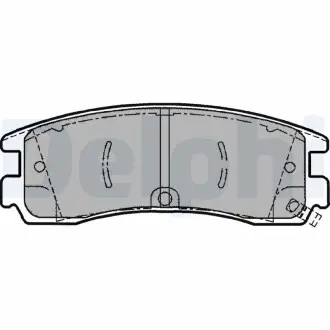 Тормозные колодки Delphi LP1612