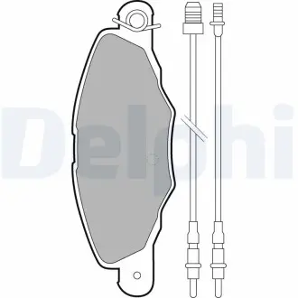 Гальмівні(тормозні) колодки Delphi LP1629