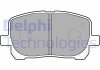 Тормозные колодки дисковые TOYOTA Avensis Verso "F "01-05 Delphi LP1711 (фото 1)