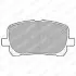 Тормозные колодки дисковые TOYOTA Avensis Verso &quot;F &quot;01-05 Delphi LP1711 (фото 2)