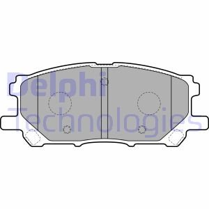 Комплект тормозных колодок из 4 шт. дисков Delphi LP1823