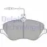 Тормозные колодки дисковые CITROEN/PEUGEOT C5/C6/607/407 &quot;F &quot;04&gt;&gt; Delphi LP1891 (фото 1)