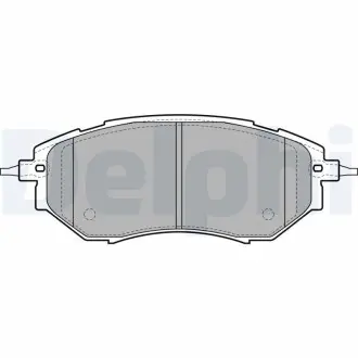Гальмівні колодки дискові SUBARU Forester/Legacy/Outback/Tribeca "F "04>> Delphi LP1941