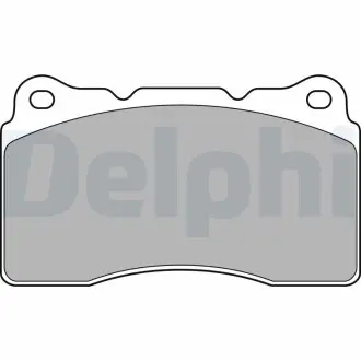 Тормозные колодки, дисковый тормоз.) Delphi LP1944