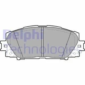 Гальмівні колодки дискові TOYOTA Yaris "F "05>> Delphi LP2006