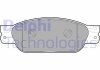 Гальмівні колодки, дискове гальмо (набір) Delphi LP2020 (фото 1)