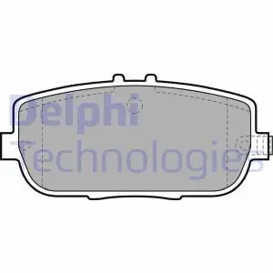 Тормозные колодки, дисковый тормоз.) Delphi LP2027