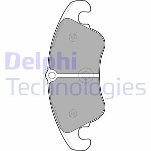 Комплект тормозных колодок из 4 шт. дисков Delphi LP2077 (фото 1)