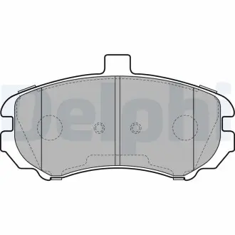 A_Гальмівні колодки дискові HYUNDAI Elantra "F "03-05 Delphi LP2150
