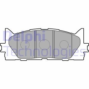 Комплект тормозных колодок из 4 шт. дисков Delphi LP2169
