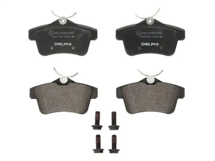 Тормозные колодки (задние) Citroen C4/Peugeot 308/508 09- (TRW) Delphi LP2180
