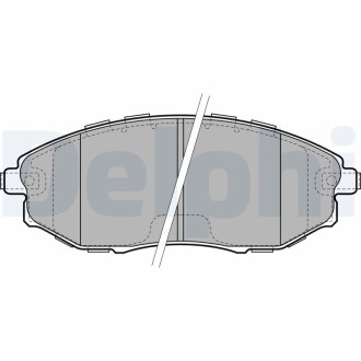 Тормозные колодки, дисковые. Delphi LP2183