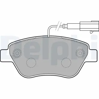 Гальмівні колодки, дискові Delphi LP2230