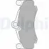Гальмівні колодки, дискове гальмо (набір) Delphi LP2232 (фото 1)