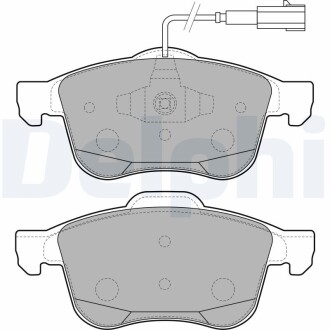 Гальмівні колодки, дискове гальмо (набір) Delphi LP2241