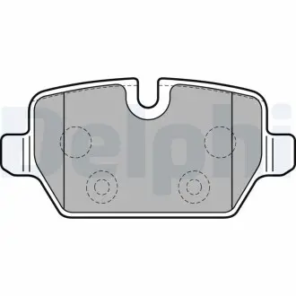 Тормозные колодки, дисковый тормоз.) Delphi LP2247