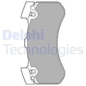 Гальмівні колодки, дискові Delphi LP2283