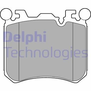 Тормозные колодки дисковые BMW X5(E70) "F "09>> Delphi LP2287 (фото 1)
