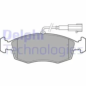 Тормозные колодки, дисковые. Delphi LP2288