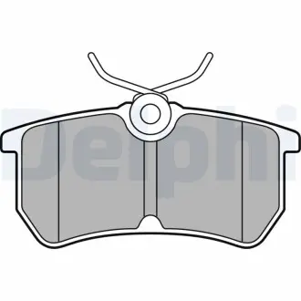 Дисковые тормозные колодки Delphi LP2480