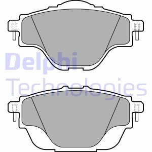 Тормозные колодки, дисковые. Delphi LP2509