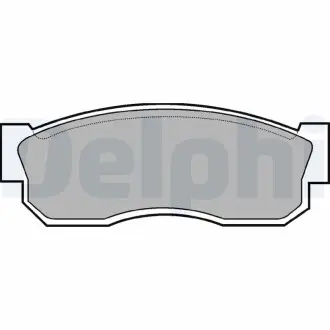 Тормозные колодки Delphi LP261
