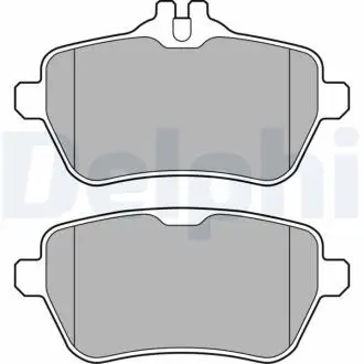Комплект гальмівних колодок задн, MERCEDES S (C217), S (W222, V222, X222), SL (R231) 2.2DH-4.7 01.12-07.20 Delphi LP2659