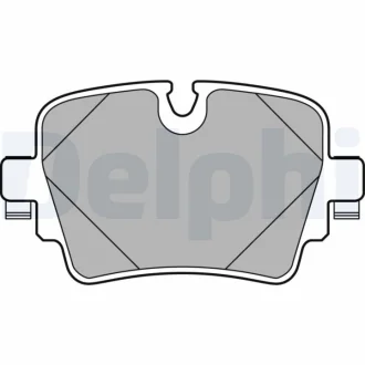 Фото 1 - комплект гальмівних колодок задн, JAGUAR F-TYPE, XJ 2.0-5.0 10.09- Delphi LP2767 Комплект гальмівних колодок задн, JAGUAR F-TYPE, XJ 2.0-5.0 10.09- Delphi LP2767 (фото 1)