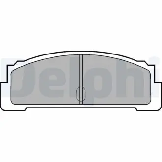 Тормозные колодки Delphi LP29