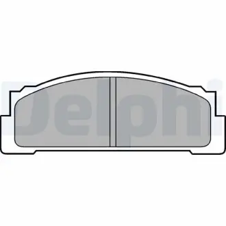 Тормозные колодки, дисковый тормоз.) Delphi LP30