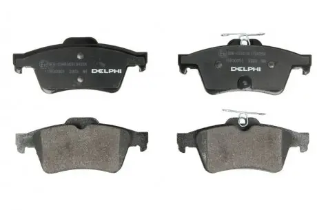 Тормозные колодки, дисковые. Delphi LP3303