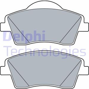 Комплект передних тормозных колодок Delphi LP3528