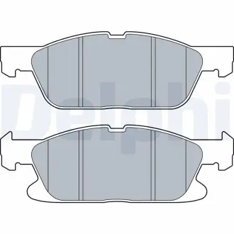 Тормозные колодкиPRZOD Delphi LP3536