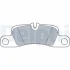 Комплект гальмівних колодок задн, PORSCHE CAYENNE 3.0D-4.8 06.10-12.18 Delphi LP3546 (фото 1)