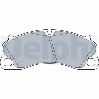 Комплект гальмівних колодок передн, PORSCHE 911, 911 TARGA 3.0/3.8/4.0 09.13-12.20 Delphi LP3570