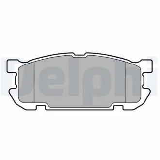 MAZDA гальмівні колодки задн. MX-5 II 1.8 98- Delphi LP3690