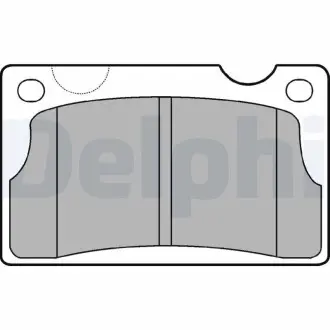 Тормозные колодки Delphi LP39