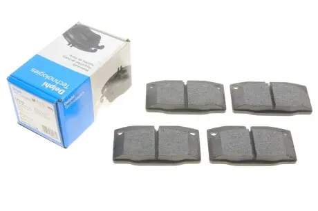 Тормозные колодки (передние) Opel Ascona/Vectra/Kadett/Omega/Corsa 75-03 (Delco) Delphi LP415
