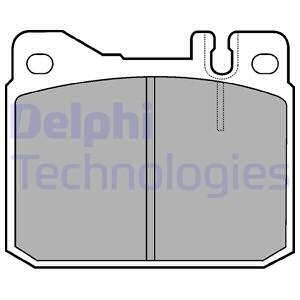 Комплект тормозных колодок из 4 шт. дисков Delphi LP427