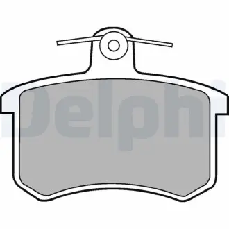 Гальмівні колодки дискові AUDI 100/A4/A8 "R "86-03 Delphi LP451