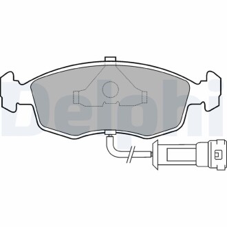 Тормозные колодки Delphi LP457