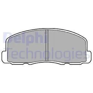 Комплект тормозных колодок. Delphi LP458