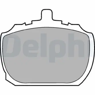 Гальмівні(тормозні) колодки Delphi LP45