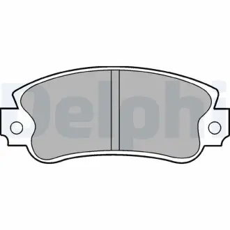 Гальмівні(тормозні) колодки Delphi LP509