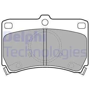 Комплект тормозных колодок из 4 шт. дисков Delphi LP531
