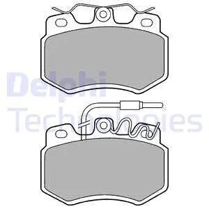 Комплект тормозных колодок. Delphi LP536